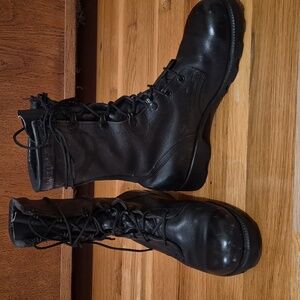 Vintage Leather Combat Boots